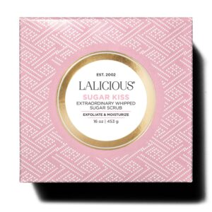 LaLicious Sugar Kiss Extraordinary Whipped Sugar Scrub - Cane Sugar Body Scrub with Coconut Oil & Honey, No Parabens (16oz) - Image 2