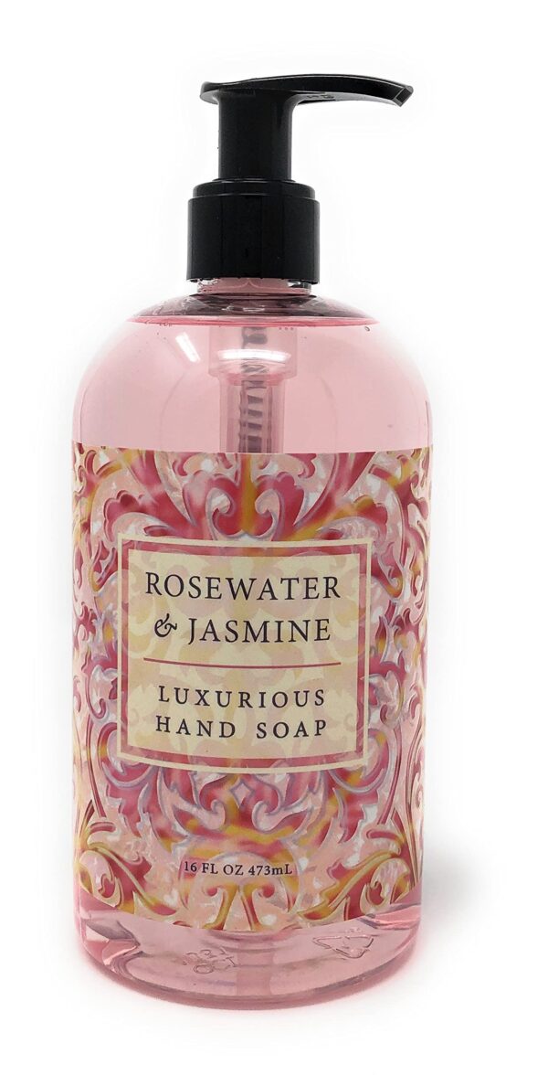 Greenwich Bay Trading Company Luxurious Hand Soap, Rosewater & Jasmine. 16 Fl Oz (R2Y015) - Image 4