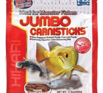 Hikari Tropical Jumbo Carnisticks Fish Food, 17.6 oz (500g)
