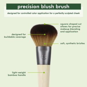 EcoTools Precision Blush Makeup Brush, Cheek Blush Brush, For Loose or Pressed Powder, Also Works With Bronzer, Eco-Friendly Face Makeup Brush, Vegan - Image 3