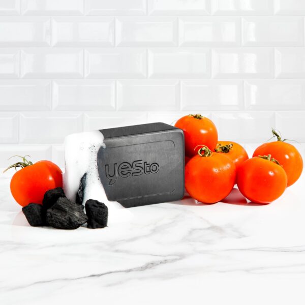 Yes To Tomatoes Clear Skin Activated Charcoal Bar Soap 7 oz (Pack of 6) - Image 4