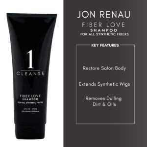 Jon Renau Shampoo for Synthetic Fiber Wigs, 2.5 Ounce Travel Size - Image 3