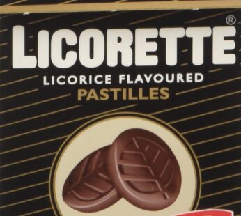 Licorette Licorice Flavored Pastilles | Sugar Free | Daprano & Co | (Pack of 18) Direct From Australia 0.88 oz. Boxes
