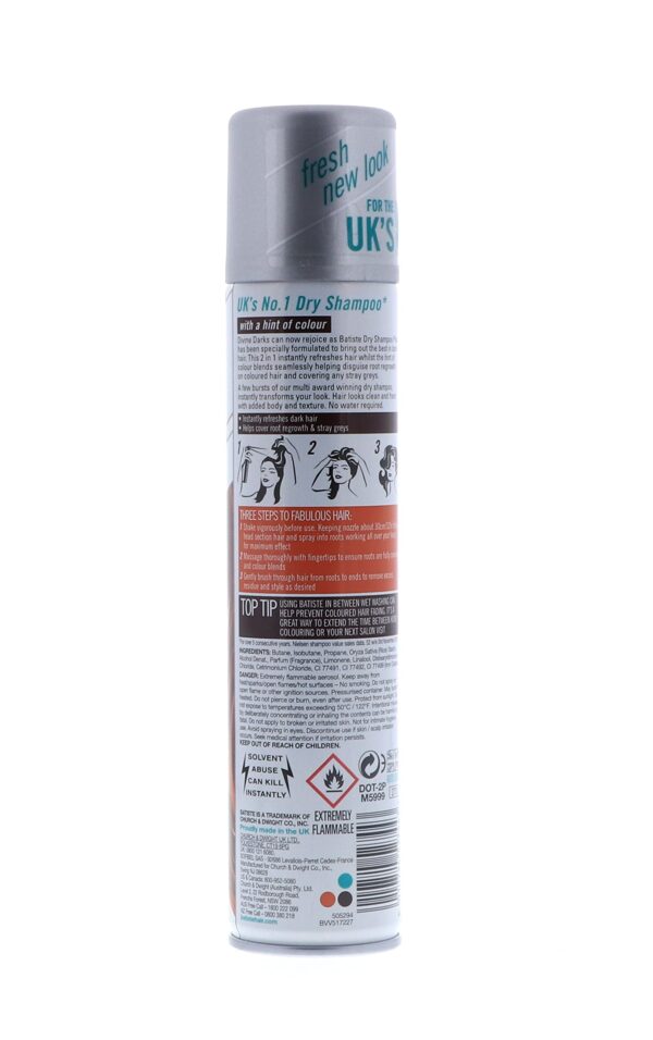 Batiste Dry Shampoo, Divine Dark 6.73 Ounce (Value Pack of 6) - Image 5
