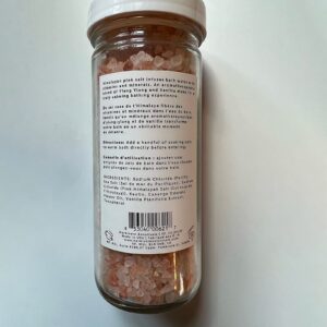 HERBIVORE Calm Soaking Bath Salts ? Natural Himalayan Pink Salt, Moisturizing + Relaxing, Ylang Ylang & Vanilla, Plant-Based, Vegan, Cruelty-Free, 8 o - Image 7