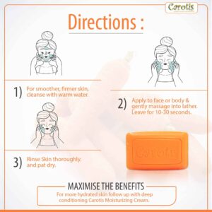 CAROT?S Beauty Soap 80gr - Formulated to Clean and Refresh Skin, with Carrot Oil, Glycerin, Beta Carotene, Vitamin A, and Olive Oil - Image 6