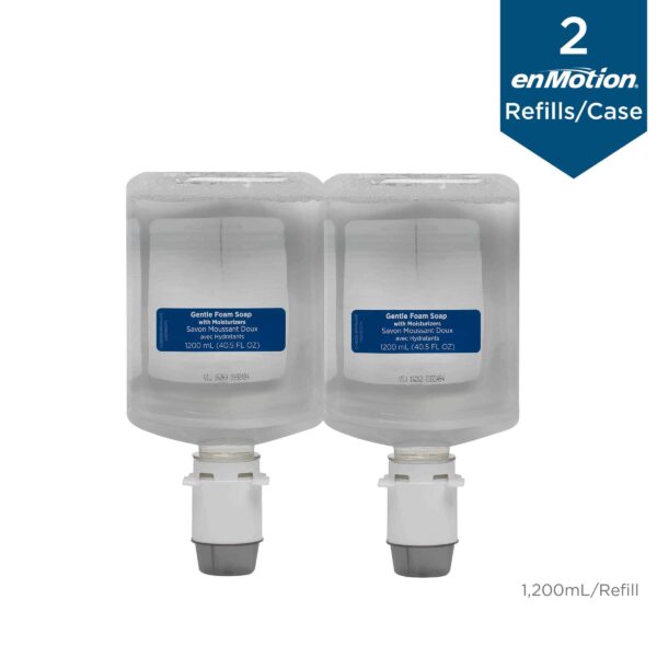 enMotion Gen2 Moisturizing Foam Soap Dispenser Refill by GP PRO (Georgia-Pacific); Dye and Fragrance Free; 42714; 1200 mL Per Bottle; 2 Bottles Per Ca - Image 4