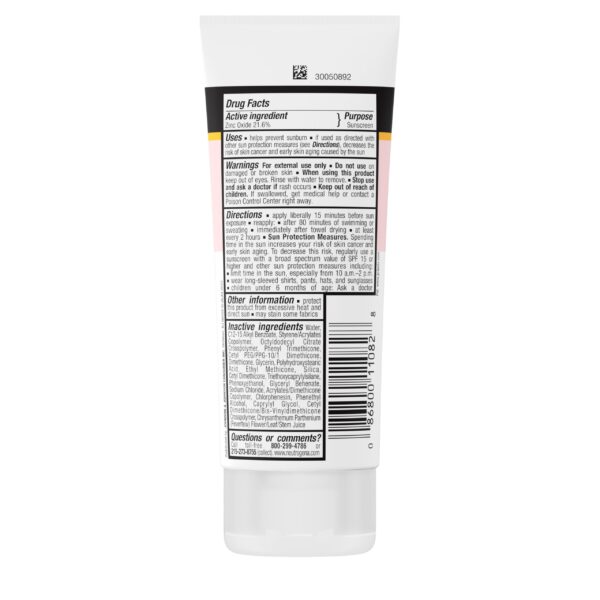 Neutrogena Pure & Free Baby Mineral Sunscreen Lotion with Broad Spectrum SPF 50 & Zinc Oxide, Water-Resistant, Hypoallergenic & Tear-Free Baby Sunscre - Image 7