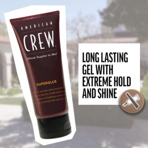 American Crew Men's Hair Gel, Extreme Hold & Shine, 3.3 Fl Oz - Image 4