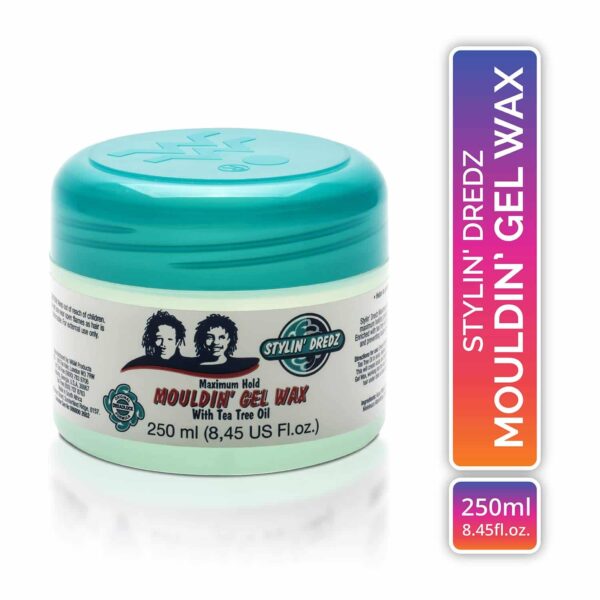 Stylin Dredz Mouldin' Gel Wax - Loc n Twist Gel - Dreadlock Gel Wax with Tea Tree Oil - 250 ml Single - Image 7