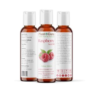 Raspberry Seed Oil 2 oz. Virgin, Unrefined Cold Pressed 100% Pure Natural - Skin, Body And Face. - Image 2