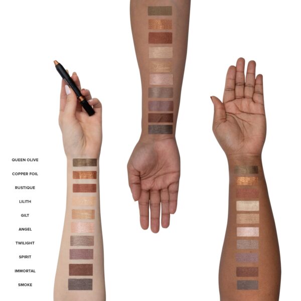 Nudestix Magnetic Luminous Eye Color Pencil, Eyeshadow + Eyeliner + Eyelid Primer + Highlighter Stick, Satin Finish Cream Makeup, Long Lasting, Waterp - Image 3