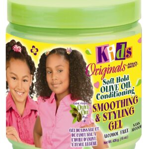 Originals by Africa's Best Soft Hold Olive Oil Conditioning Smoothing & Styling Gel, 15oz Jar - Image 3