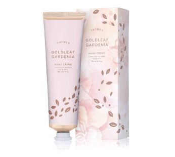 Thymes – Goldleaf Gardenia Hand Cr?me – Deeply Moisturizing Cream with Light Floral Scent for Women – 3 oz
