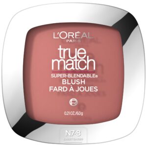 L'Oreal Paris True Match Super-Blendable Powder Blush, Sweet Ginger, 0.21 Oz (Packaging May Vary) - Image 1