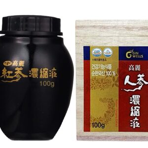 ILHWA Pure Concentrated Red Ginseng Extract (3.53oz, 100g) - 100% Pure Korean Red Ginseng Tea - for Immunity. Ginsenoside 1500 mg. - Image 1