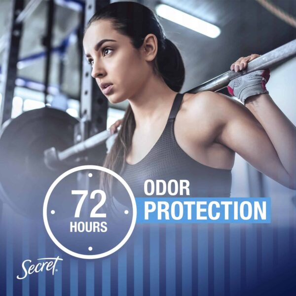 Secret Outlast Antiperspirant Deodorant for Women, Sweat & Odor Protection, PH Balancing Minerals, Clear Gel, Completely Clean Scent, 2.6 oz - Image 3