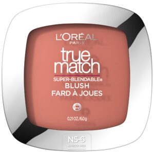 L'Oreal Paris True Match Super-Blendable Powder Blush, Apricot Kiss, 0.21 Oz (Packaging May Vary) - Image 1