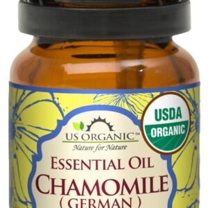 US Organic 100% Pure Chamomile (German) Essential Oil - USDA Certified Organic, Steam Distilled - W/Euro Dropper (More Size Variations Available) (5 m - Image 1