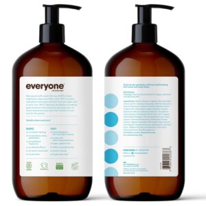 Everyone Nourishing Hand and Body Lotion, 32 Ounce (Pack of 1), Unscented, Plant-Based Lotion with Pure Essential Oils, Coconut Oil, Aloe Vera and Vitamin E - Image 2