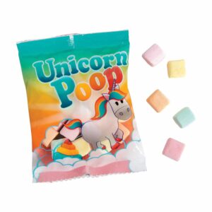 Unicorn Poop Marshmallow Candy Fun Packs - 57 Packs - Image 1