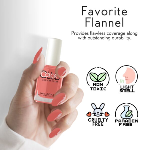 Color Club Favorite Flannel Color Club Nail Lacquer .5 Fl Ounce - 15 Ml, 0.5 fluid_ounces - Image 6