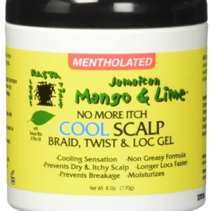 Jamaican Mango & Lime No More Itch Cool Scalp Braid Twist & Lock Gel, 6 Oz - Image 1