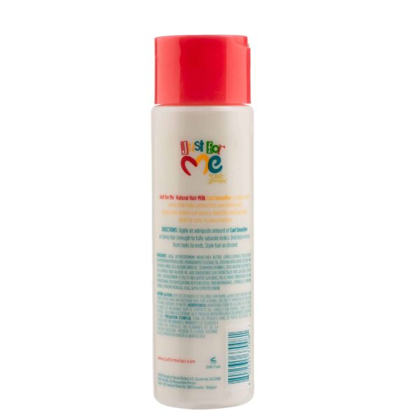 Just For Me Natural Hair Milk Curl Smoother - Defines Curls & Controls Frizz, Contains Coconut Milk, Shea Butter, Vitamin E, Sunflower Oil, Lightweigh - Image 2
