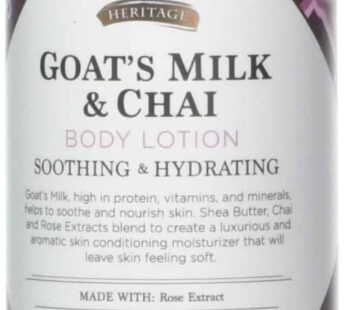 Body Lotion Goat’s Milk & Chai Nubian Heritage 13 oz Lotion