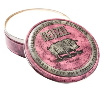 REUZEL Pink Pomade Grease, Heavy Hold, 12 oz.