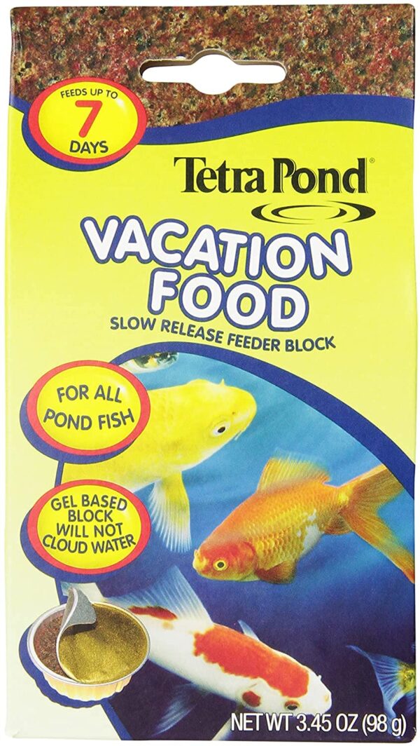 (4 Pack) TetraPond Vacation Food Slow Release Feeder Block, 3.45 Ounce Each - Image 2