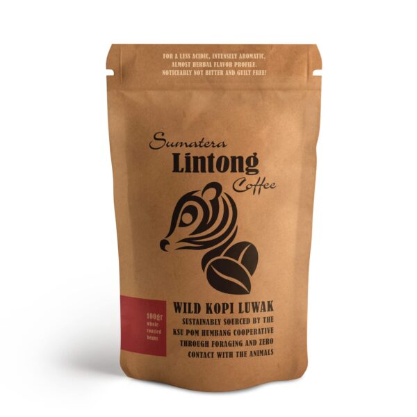 Wild Kopi Luwak, the World?s Most Exclusive Coffee, Sustainably Sourced From Sumatra, Indonesia (100gr / 3.5oz) - Image 8
