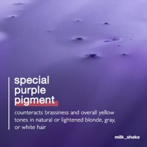 milk_shake Silver Shine Light Purple Shampoo for Blonde Hair - Blonde Toner for Brassy Hair - Image 4