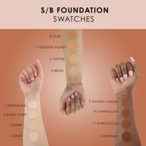 TEMPTU S/B Silicone-Based Airbrush Foundation: Professional Long-Wear Liquid Makeup, Sheer To Full Coverage For A Hydrated, Healthy-Looking Glow & Lum - Image 3