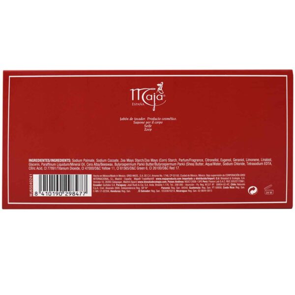 Maja Soap Sets Rectangle (3 x 3.1 Oz. Each) 18.6 Oz Total-2-PACKS(Sets) of 3 Soaps- - Jabon Perfumado - Image 5