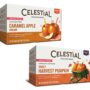 Celestial Seasonings Sweet Harvest Pumpkin Black Tea, 20-tea Bags, 2.3oz and Celestial Seasonings Caramel Apple Dream Tea, 20 Count Tea Bags -2 Boxes