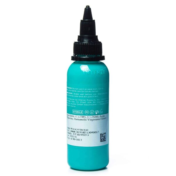 Intenze Tattoo Inks (2 oz, Seafoam Green) - Image 2