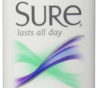 Sure Invisible Solid Anti-Perspirant and Deodorant, Unscented, 2.6-Ounces (Pack of 6)