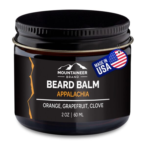 Mountaineer Brand Beard Balm for Men | All Natural Leave-In Conditioner to Moisturize Dry Itchy Skin | Beard Butter Hydrates, Softens Hair | Adds Shin