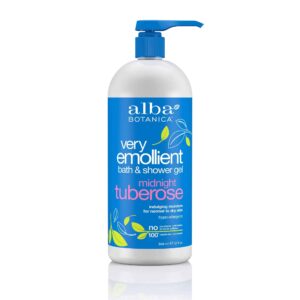 Alba Botanica Very Emollient Midnight Tuberose Bath & Shower Gel 32 Oz. - Image 1