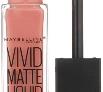 Maybelline New York Color Sensational Vivid Matte Liquid Lipstick, Nude Flush, 0.26 fl. oz.