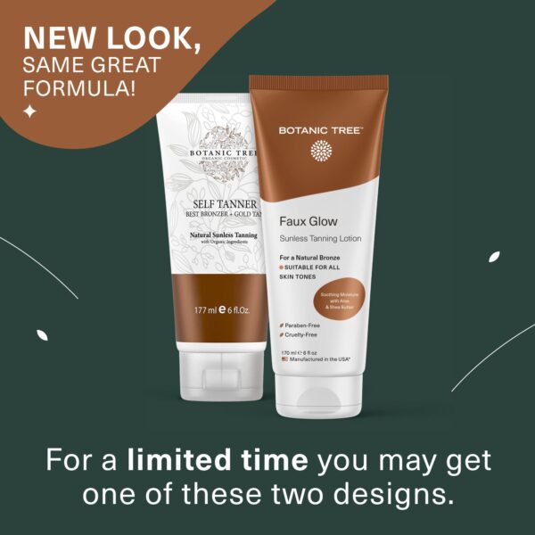 Botanic Tree Self Tanner - Sunless Tanner for Natural-Looking Fake Tan-Herbal Self Tanning Lotion for Flawless Bronzer Skin-Instant Face and Body Tann - Image 7