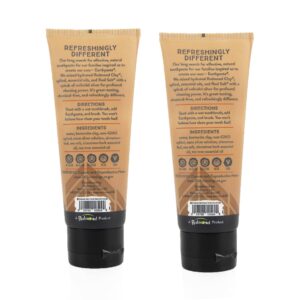 Redmond Earthpaste with Silver - Natural Non-Fluoride Toothpaste, 4 Ounce Tube (Cinnamon) (Cinnamon, 2 pack) - Image 2