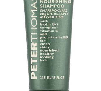 Peter Thomas Roth | Mega-Rich Nourishing Shampoo | Biotin B-7 Complex Shampoo for Clean, Shiny, Healthier-Looking Hair, 8 Fl Oz (Pack of 1)
