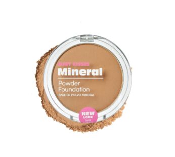 Ruby Kisses Mineral Pressed Powder Foundation, Medium to Full Coverage Natural Finish 0.35 Ounce (Rich Beige)