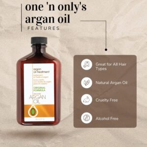 One 'n Only Argan Oil Hair Treatment, Helps Smooth and Strengthen Damaged Hair, Eliminates Frizz, Creates Brilliant Shines, Non-Greasy Formula, 8 Fl. - Image 2