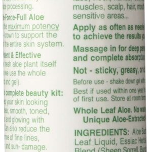 HERBAL ANSWERS Organic The Skin Gel, 4 FZ - Image 3