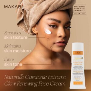 Makari Naturalle Carotonic Extreme Glow Renewing Face Cream SPF15 (1.7 oz) | Brightens, Moisturizes, and Rejuvenates Skin | Helps Diminish Acne, Contr - Image 2