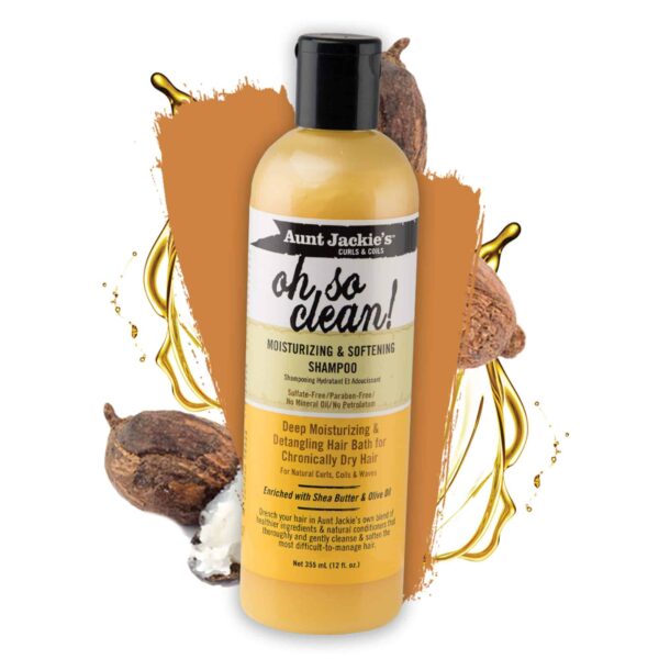Aunt Jackie's Oh so Clean! Shampoo & Quench Leave-in Conditioner 12 Oz Each - Image 2