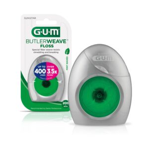 GUM ButlerWeave Dental Floss 200 Yard - Image 1